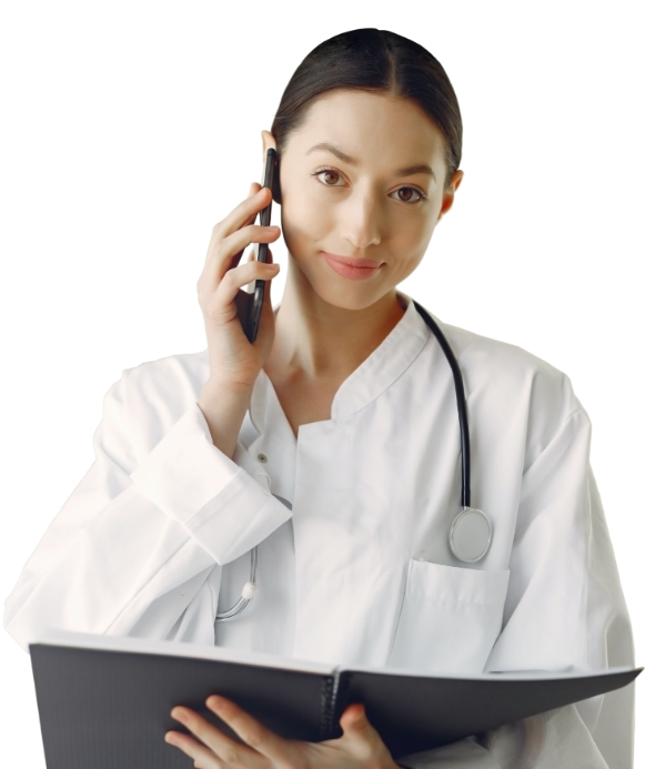 A doctor on call.